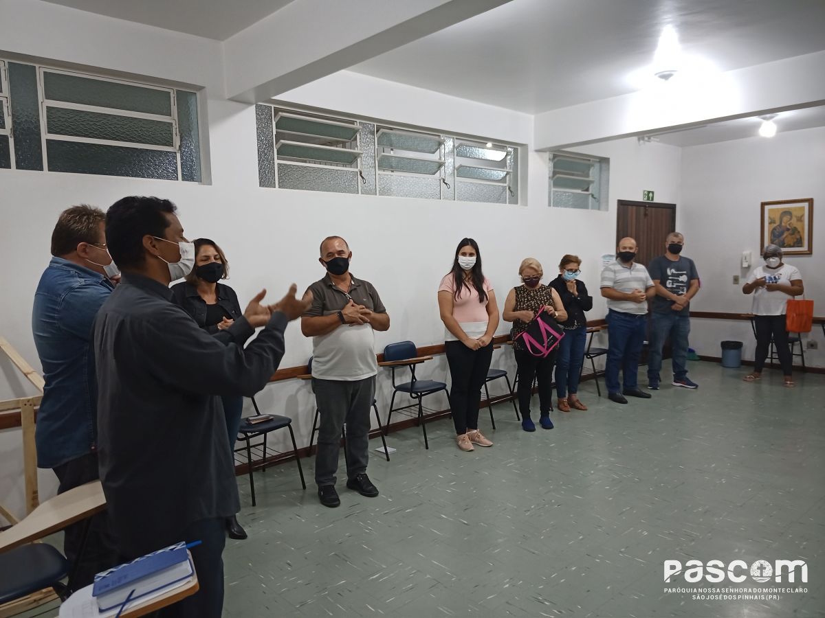 PASCOM CMPP PAROQUIA MONTE CLARO 11 02 2022 REUNIAO PE JOAO LAURO PASCOM 01